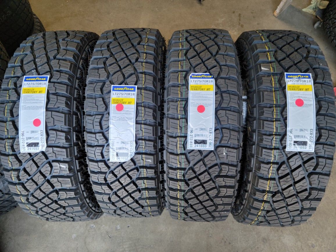 LT 275 / 70 R 18 NEW TIRES GOODYEAR