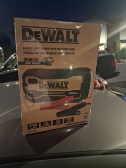DeWalt car jump starter