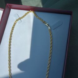 Brand New 14kt Gold Rope 23 Inches