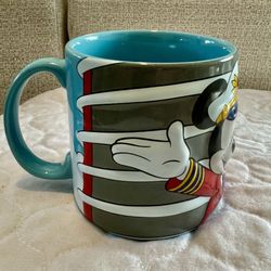 Disney Cruise Line Mickey and Minnie Mouse Embossed Mug