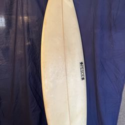Vintage ASP (Alta Surf Products ) Pesce 6’8” Surfboard, Hand Shaped Thruster