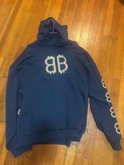 Medium Navy Balenciaga Hoodie