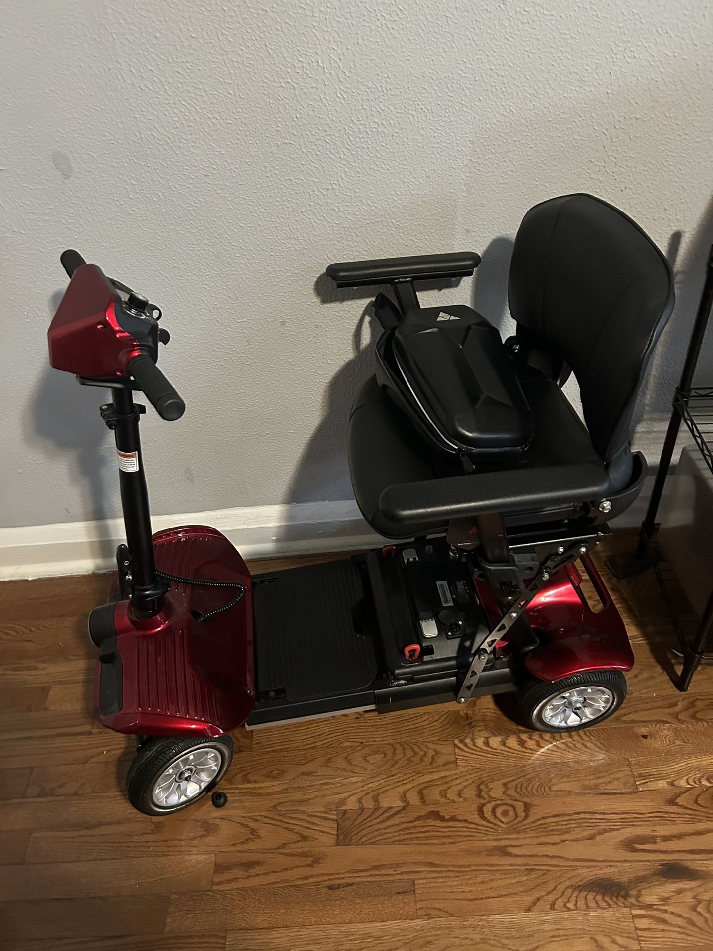 EWheels EW-27 Red Folding Mobility Scooter