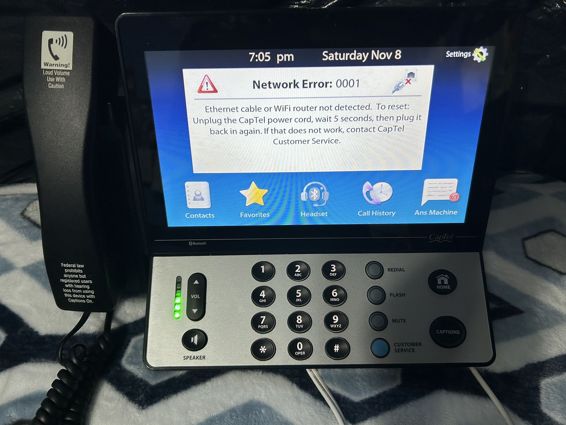 CalTel Captions Telephone