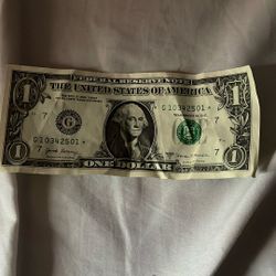 Rare 1$ Star Bill