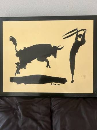 LARGE PICASSO ARTWORK LAMINATED 