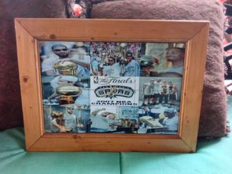 Spurs Picture frame and clock