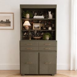Vintage Green Cabinet