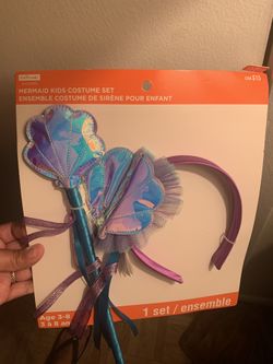 Mermaid costume kids accessory ,accesorio disfraz de sirena