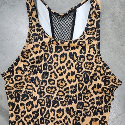 Leopard Workout Top 