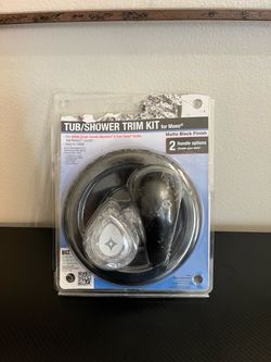 Dando for Moen Tub/Shower Trim Kit Matte Black Open Box , never Been Used