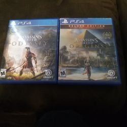 2 Assassin's Creed Games. PS4.
