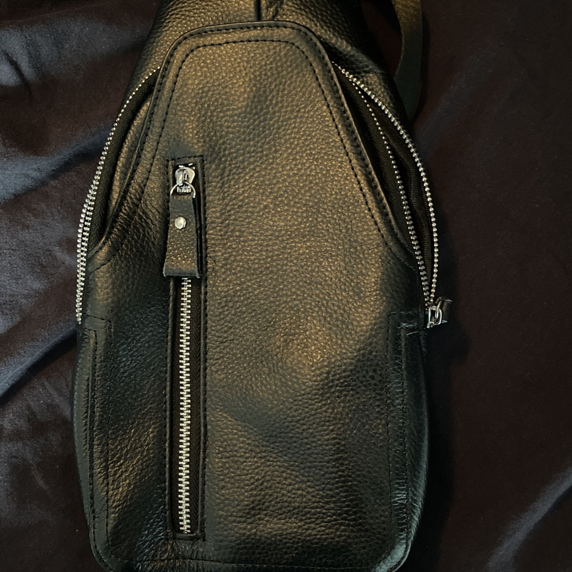 Genuine Leather Sling Bag for Sale in Kent, WA OfferUp