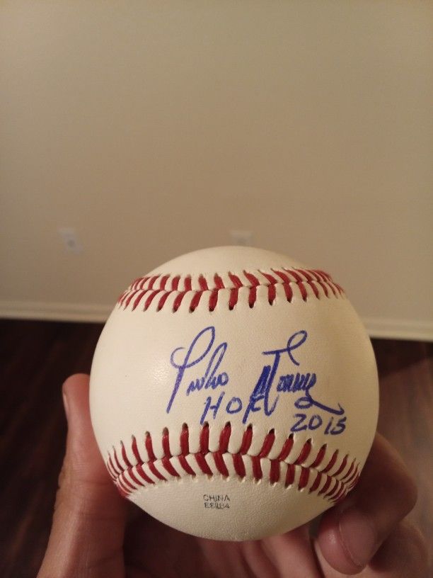 Pedro Martinez Signed Minor League Baseball Hall Of Fame 2015