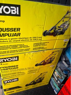 16 in. 13 Amp Corded Electric Walk Behind Push Lawn Mower