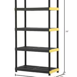 Plastic Storage Shelving Unit