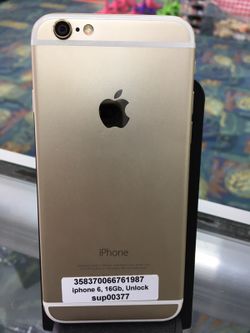 iPhone 6 16 GB unlocked for any carrier