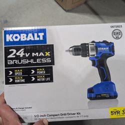 Kobalt Drill, Battery and Bag NEW in box