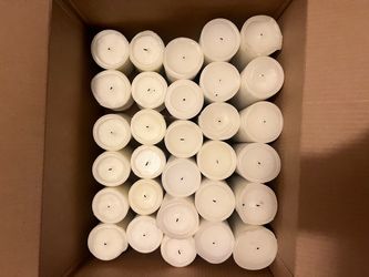 Ivory Pillar Candles
