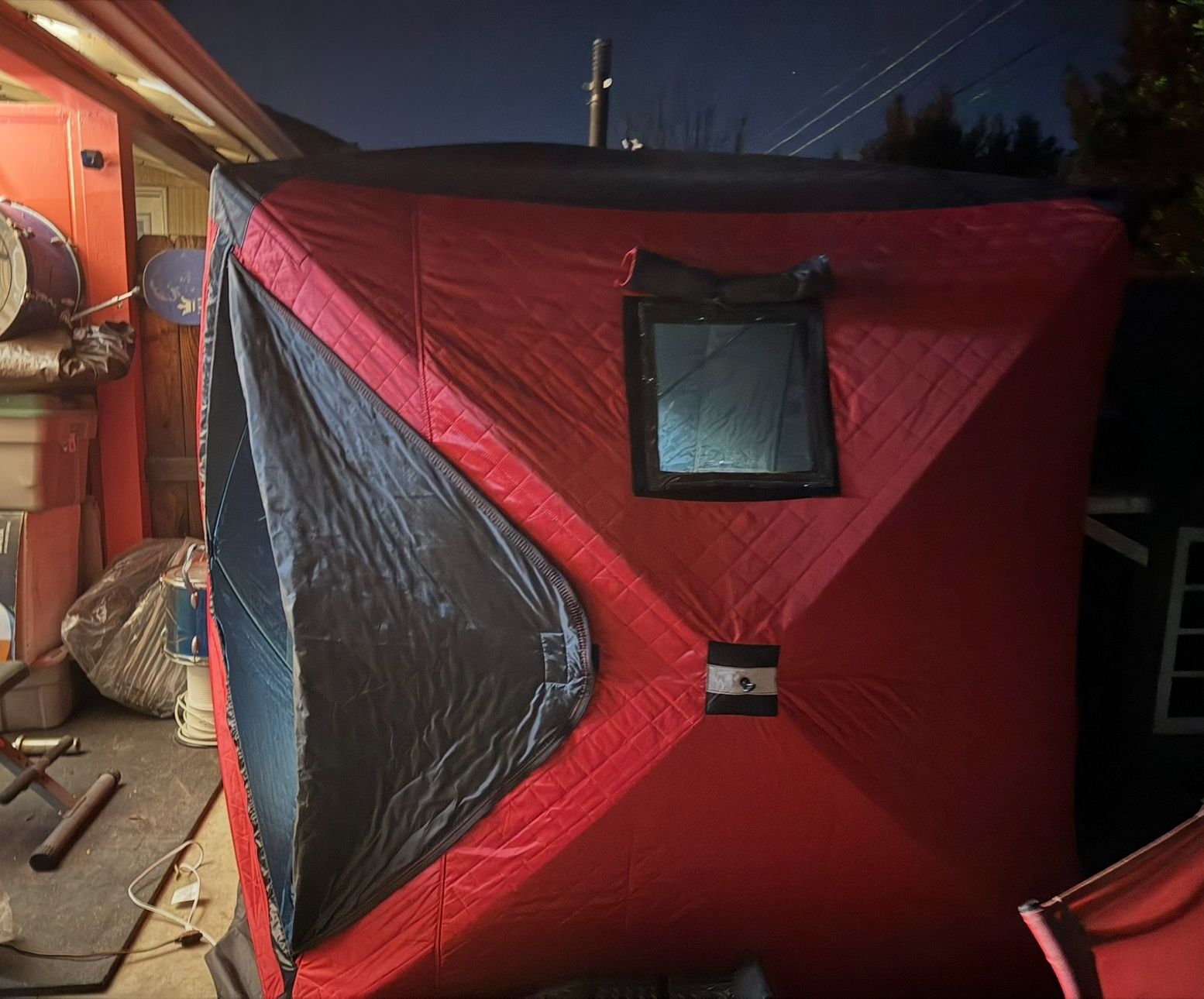 PORTABLE TENT SAUNA Insulated Ice Fishing Tent