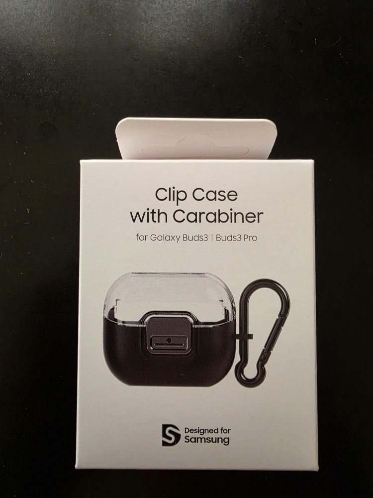 Samsung Galaxy Buds 3/Buds 3 Pro Clip Case with Carabiner