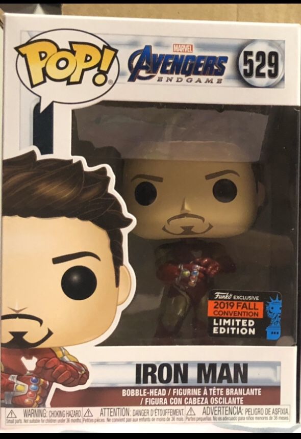 Funko pop Iron man Avengers endgame NYCC exclusive