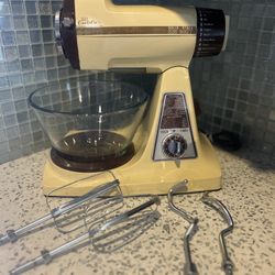 Countertop Mixer With Timer Original Vintage 