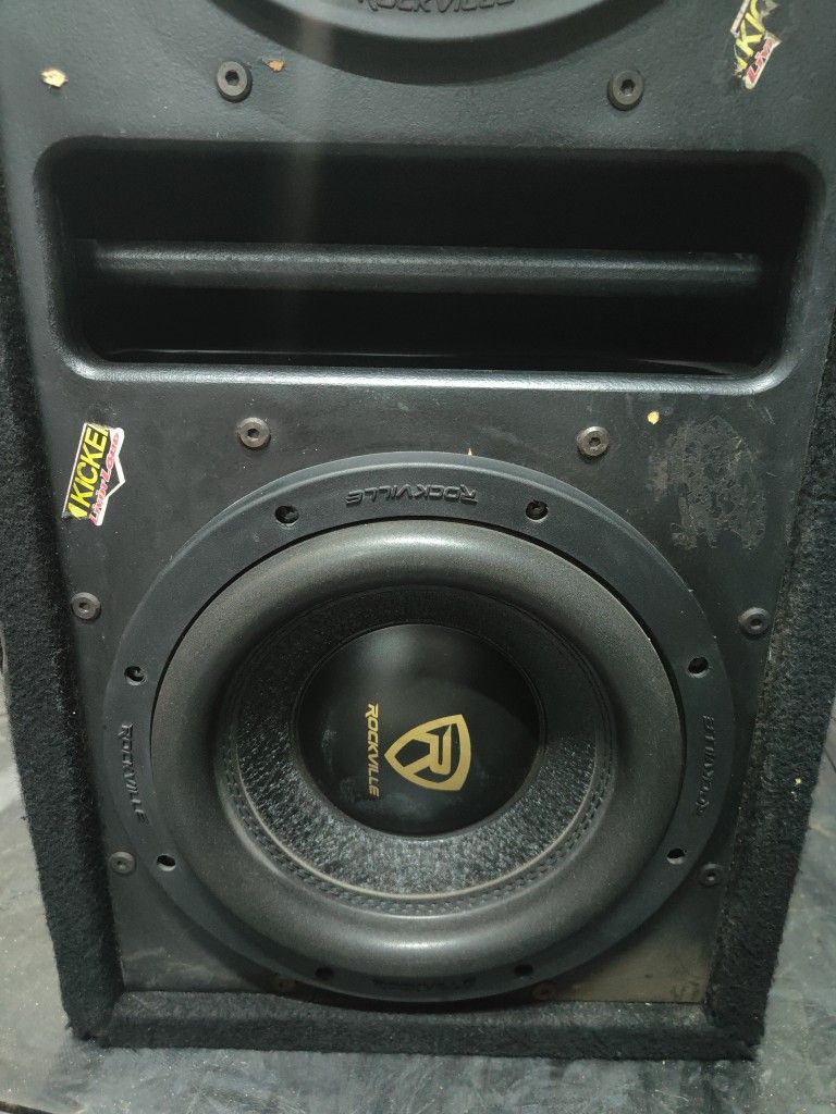 Rockville W10K9D2 V3 10 K9 3200w Peak/800w RMS Car Subwoofer DVC