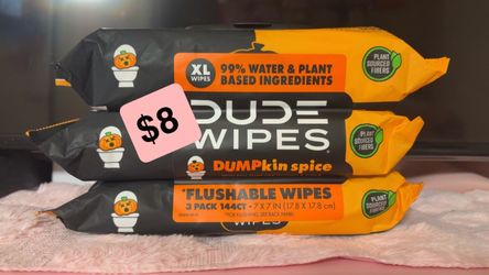 Dude wipes xl pumpkin