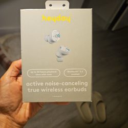 Active Noise Canceling True Wireless Earbuds