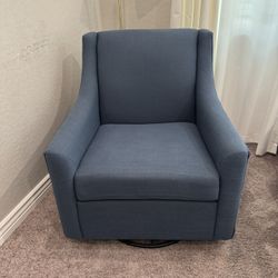 West Elm Swivel Glider Chair 