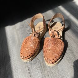 Mexican Brown Huaraches 