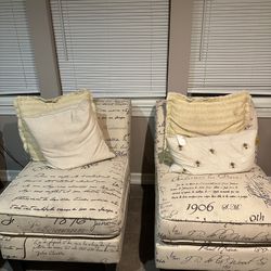 Two Decorating Chairs 