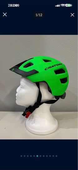 Cratoni Kids Children's Bicycle Bike Helmet Protection with LED light