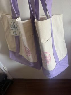 Trader Joe’s Large Lavender Totes $20