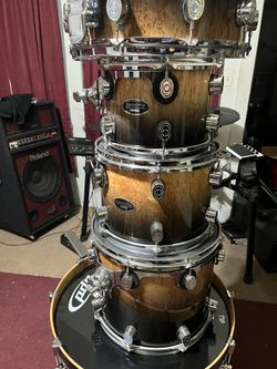 Pacific. PDP. LXE Kurrilian (mappa Burl ) 5 Piece Maple Kit