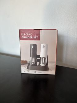 Brand New Electric Grinder Set – Sealed Box – Available Today