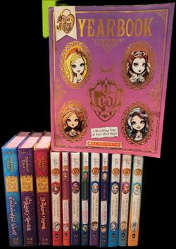 Ever After High Book Collection with Yearbook