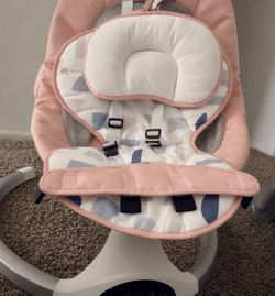 ✨ Like-New Electric Baby Swing – Pink