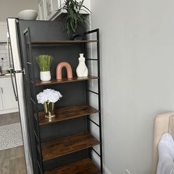 Modern 5-Tier Freestanding Bookshelf