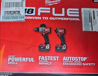 Brand New Milwaukee M18 FUEL Hammer Drill & Impact Driver Combo Kit