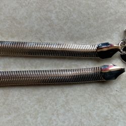 Sterling silver snake chain