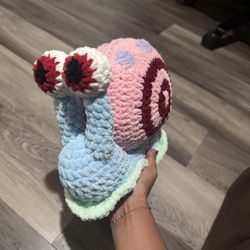 Gary The Snail Crochet Plush