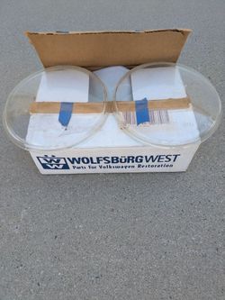 Vw bug headlight glass