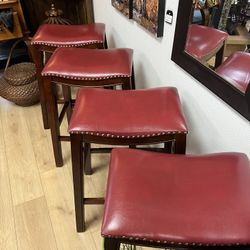 Julian 30” Faux Leather Barstools