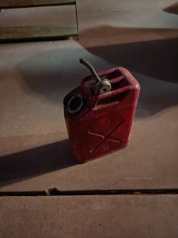 Vintage gas can