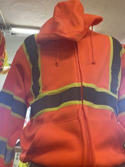 High Visibility Safety ZIP Up Hoodie