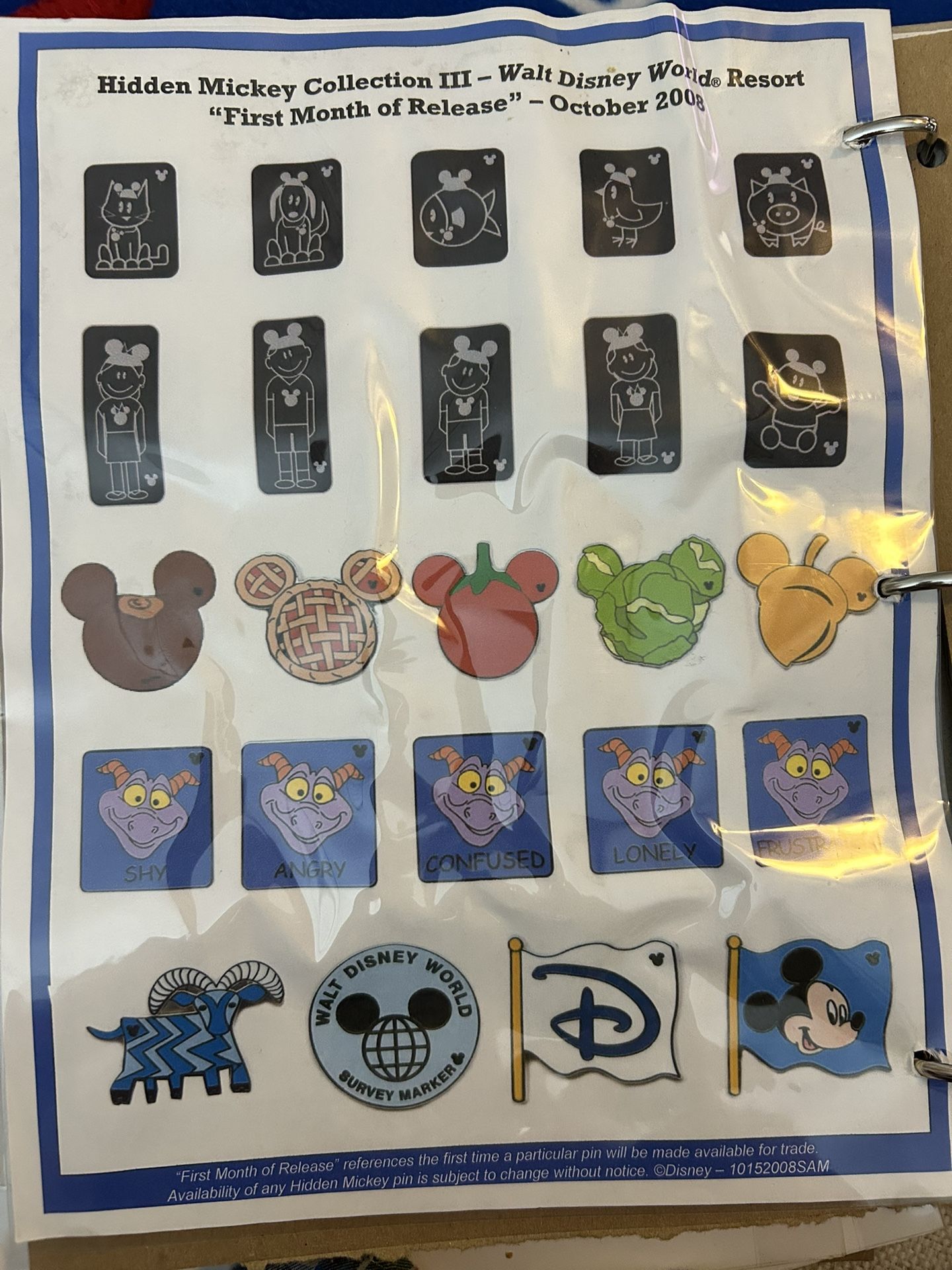 Hidden Mickey Collection III  WDW Resort Pins