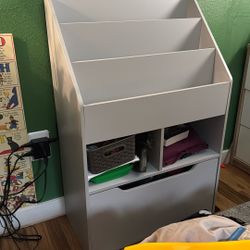 Book And Toy Storage For Kids 