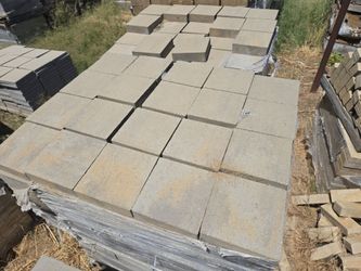 SURPLUS CONCRETE CEMENT BRICK PAVERS $380 EACH PALLET (120 SQUARE FEET PER PALLET) 9"X9" PAVERS